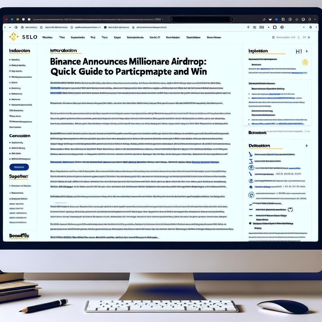 Binance Anuncia Airdrop Milionário: Guia Rápido para Participar e Ganhar